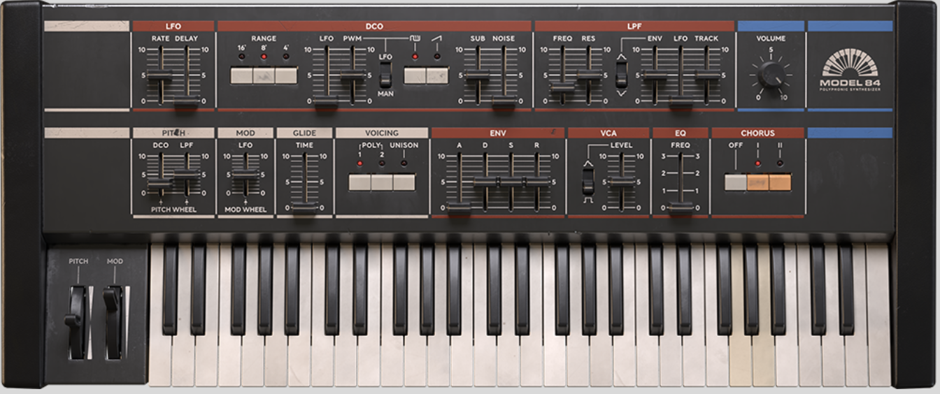 Softube Model 84 Polyphonic Synthesizer